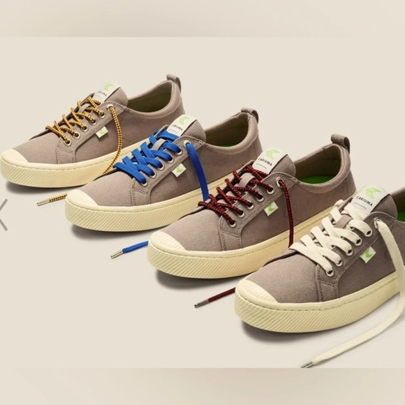 Unisex Cariuma OCA low mystic gray in canvas Men’s 8.5 Women’s 10 - Picture 9 of 14